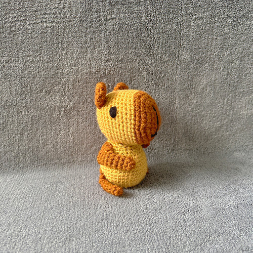 Clyde the Capybara Handmade Crochet Toy | CE Tested & Baby Safe