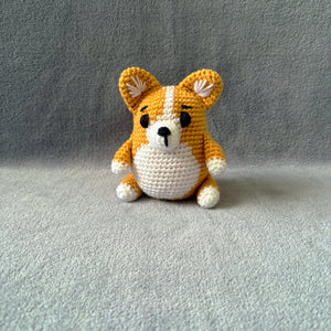 Carlos the Corgi | CE Tested Handmade Crochet Soft Toy