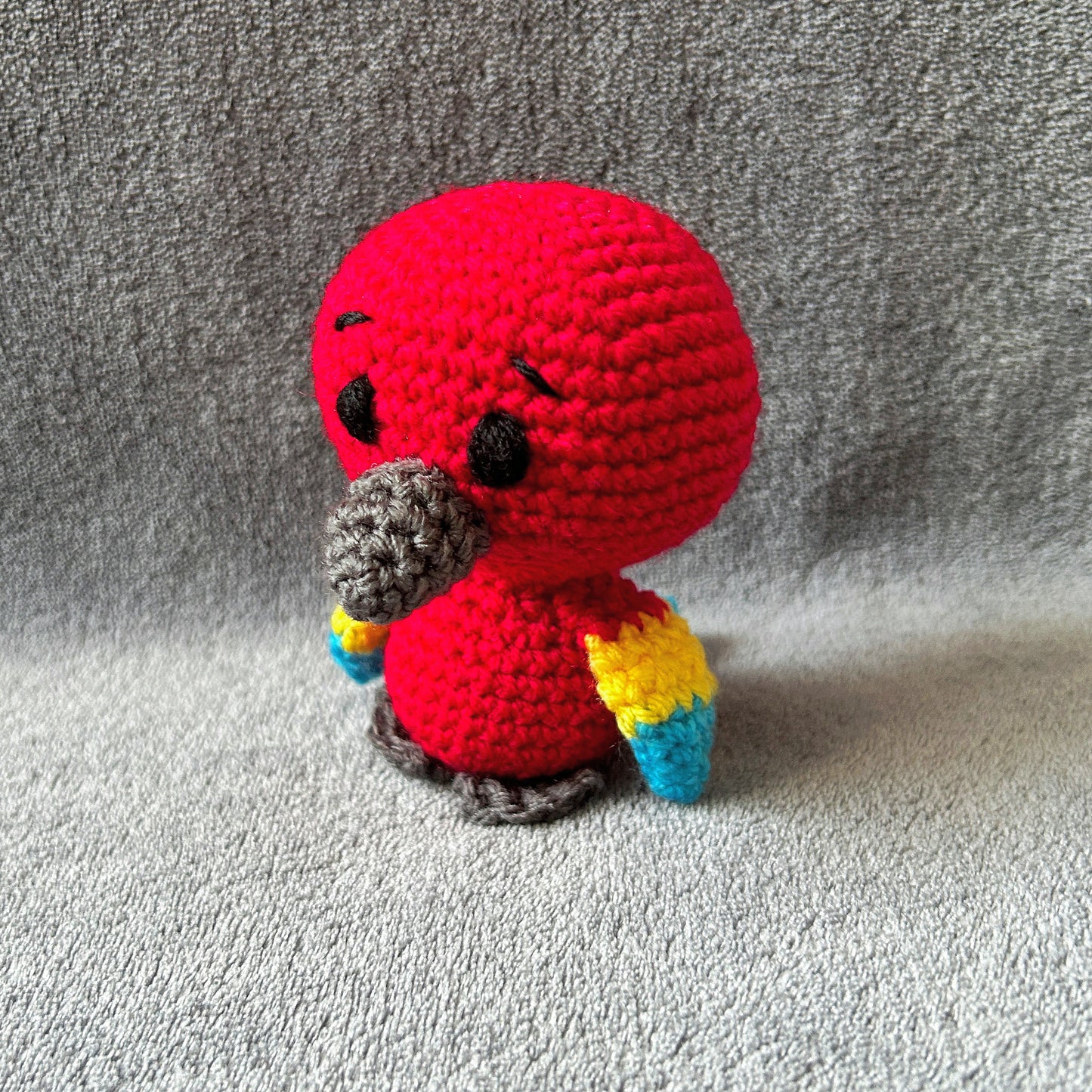 Pete the Parrot Crochet Soft Toy
