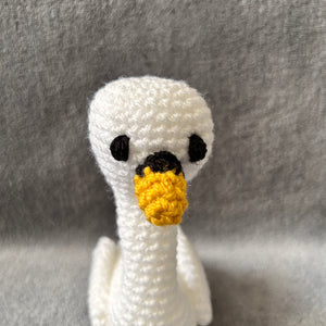 Sarah the Swan Crochet Toy
