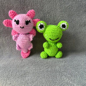 Alyssa the Axolotl Crochet Plush
