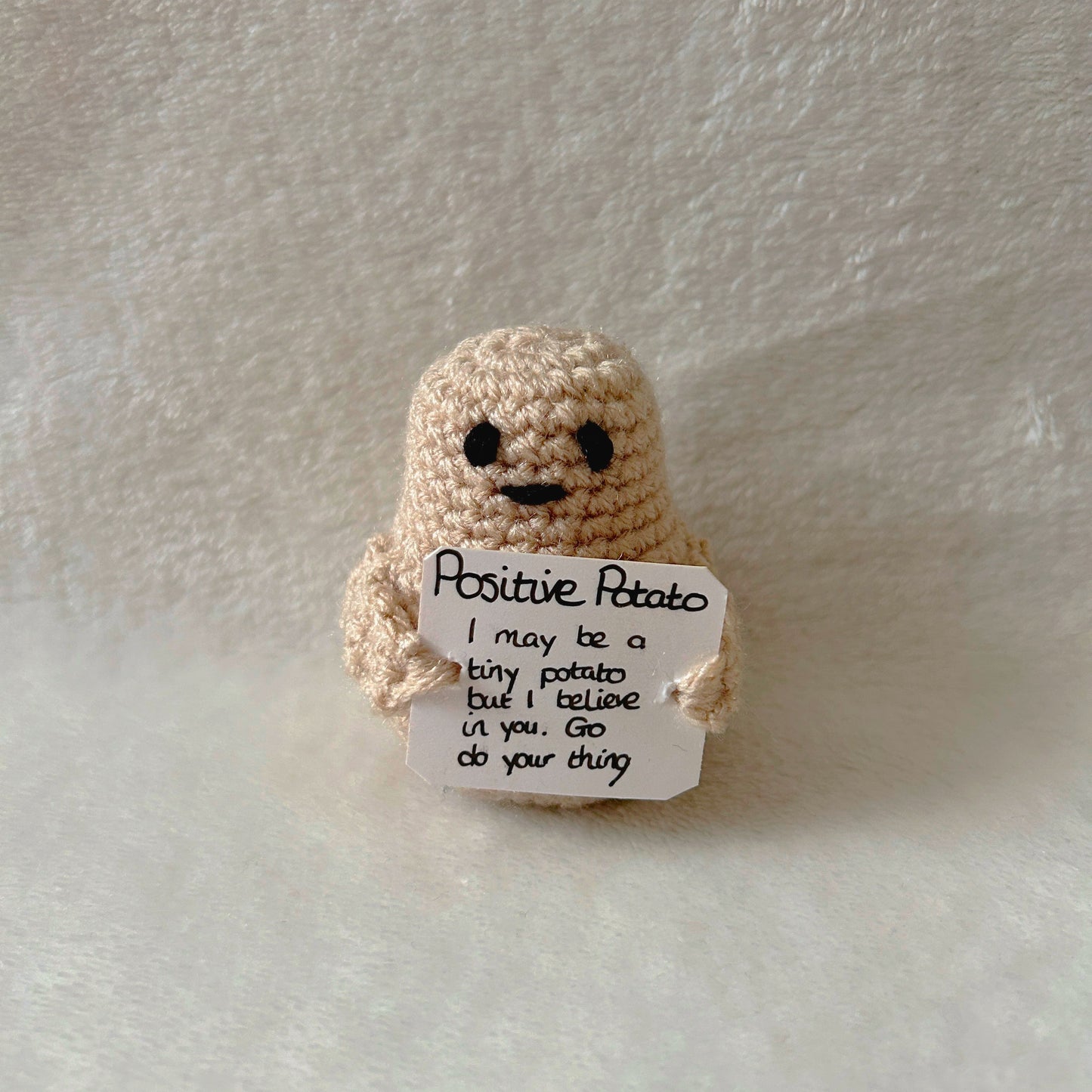 Positive Potato Crochet Toy