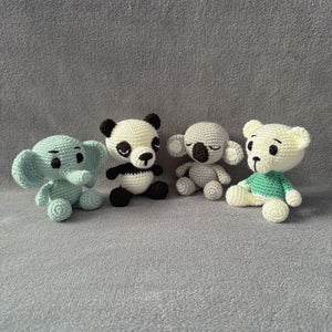 Percy the Panda Soft Toy | CE Tested Crochet Plush