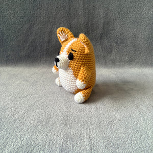 Carlos the Corgi | CE Tested Handmade Crochet Soft Toy