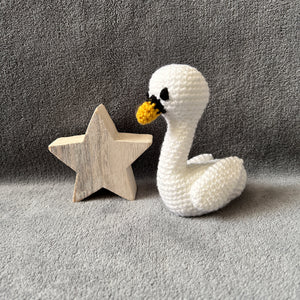 Sarah the Swan Crochet Toy