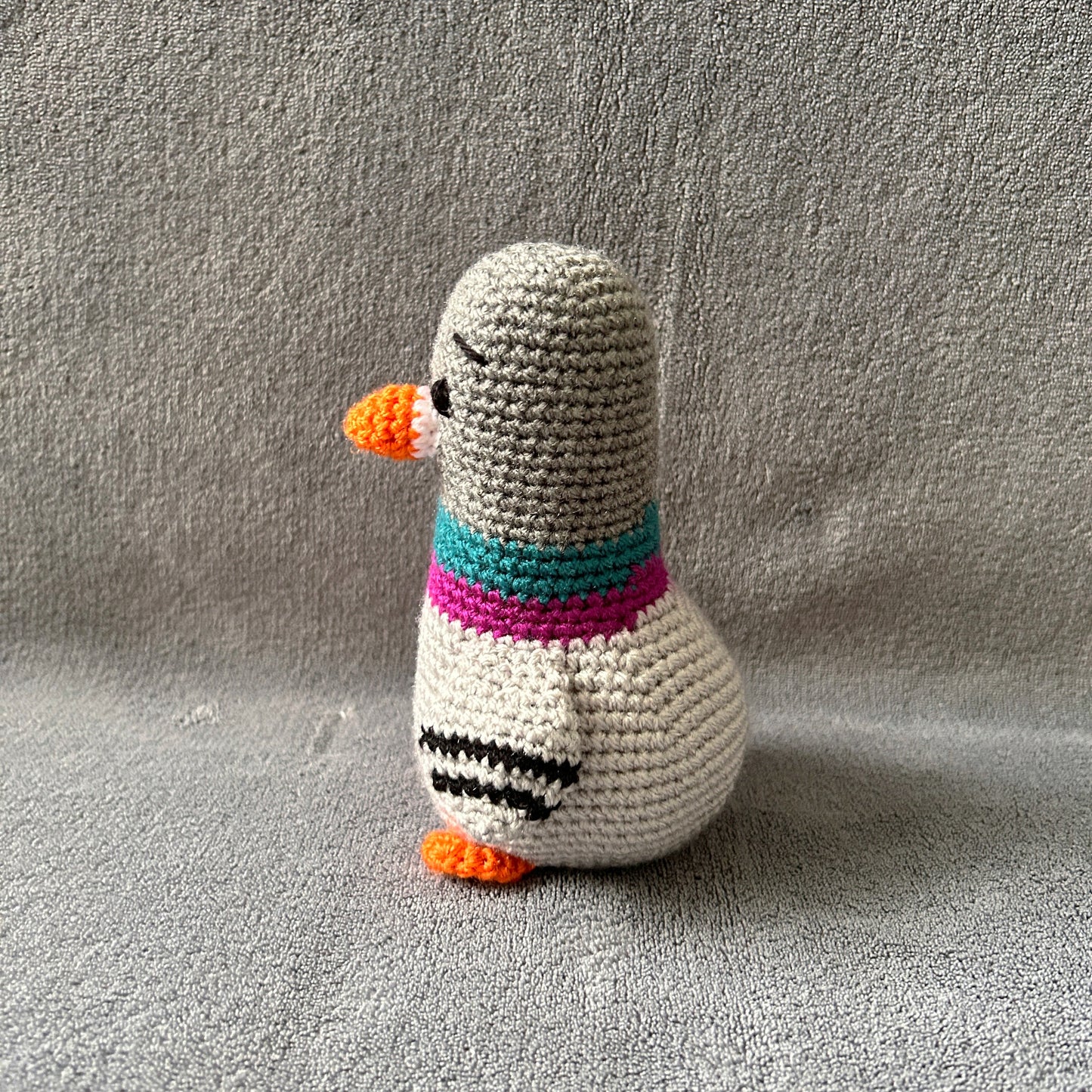 Perry the Pigeon crochet soft toy