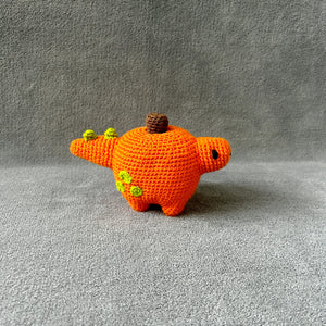 Pumpkin the Pumpkin Dino Crochet Toy