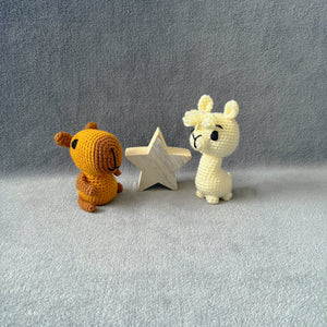 Clyde the Capybara Handmade Crochet Toy | CE Tested & Baby Safe