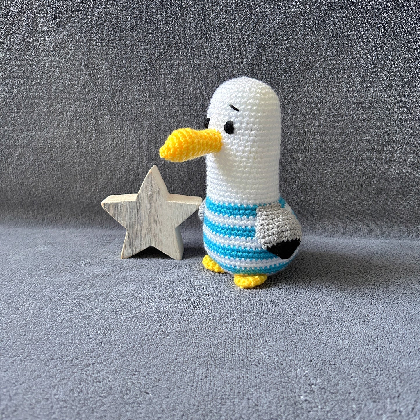 Steven Seagull Crochet Soft Toy