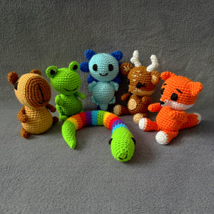 Ally the Axolotl Crochet Plush