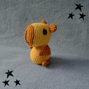 Clyde the Capybara Handmade Crochet Toy | CE Tested & Baby Safe