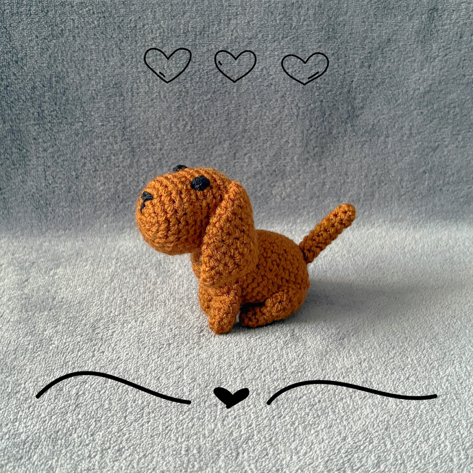 Dot the Dachshund | CE Tested Crochet Soft Toy