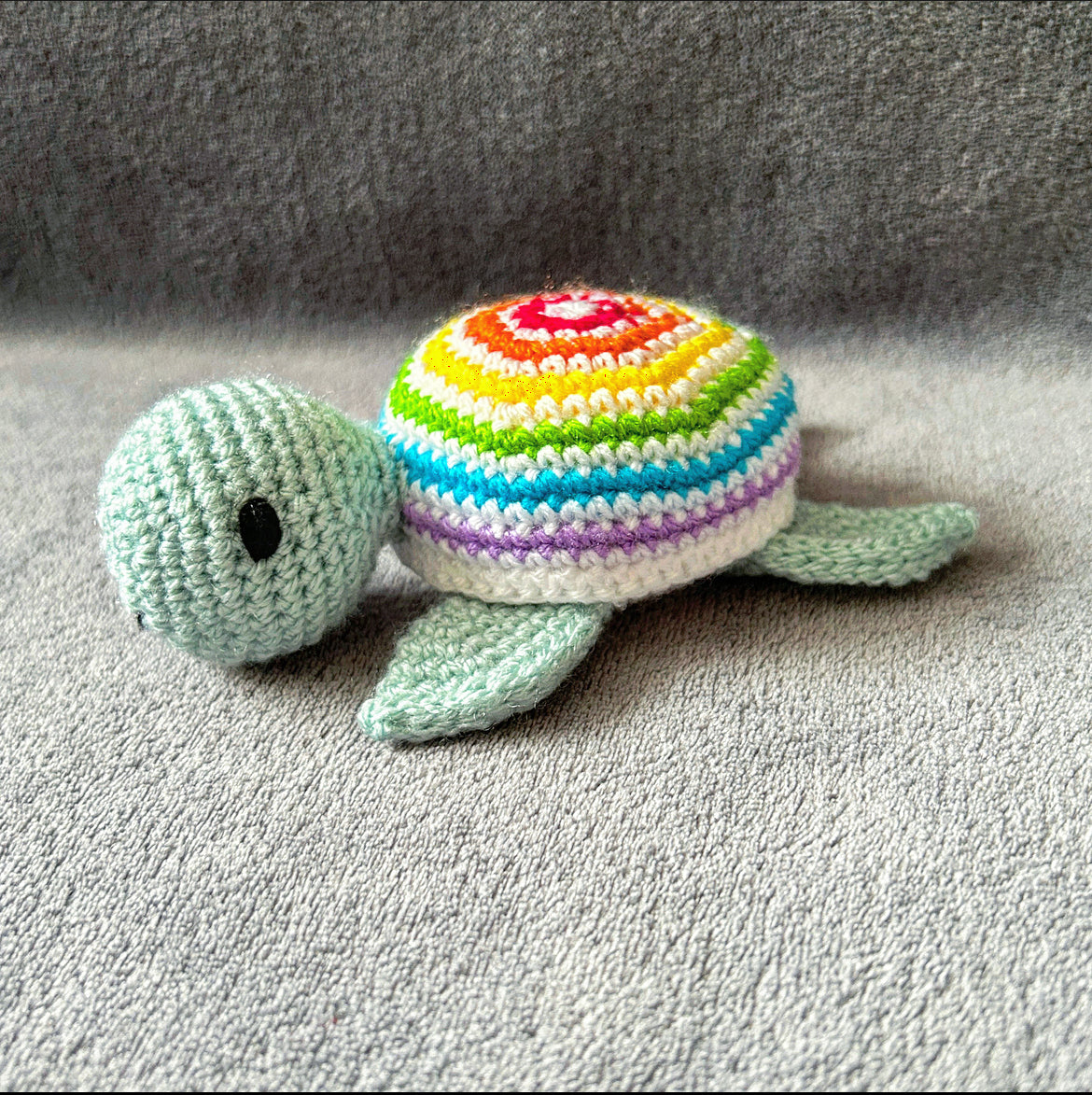 Rae the Rainbow Turtle Soft Toy