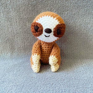 Stan The Sloth Crochet Soft Toy | CE Tested Handmade Plush